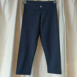 Body Up #112815 Yoga Leggings Exercise Shorts Size Medium Blue Jeans